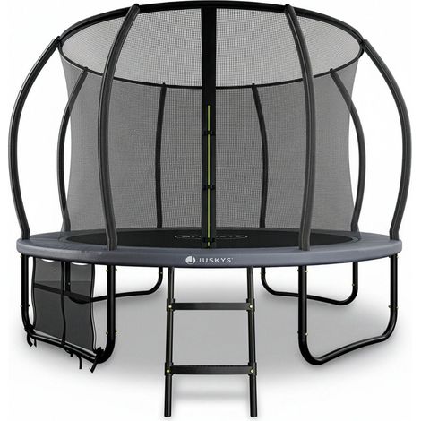 Trampolino da esterno SkyBounce  M  Robusto trampolino da giardino con rete di sicurezza e copertura per i bordi (1/2)