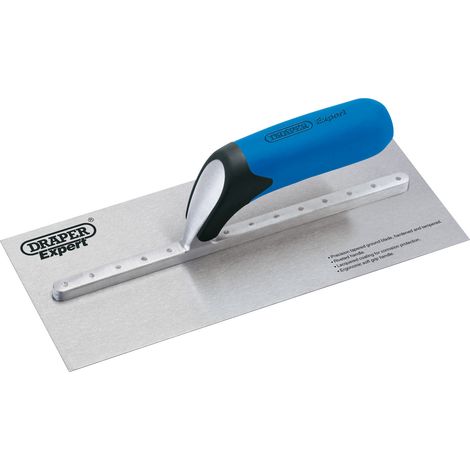 Draper Expert Soft Grip Plastering Trowel (280mm x 120mm) with Lacquered Finish - Model 81222 (1/5)