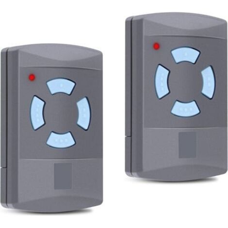 Juego de 2 mandos a distancia para Hörmann HSM4-868, mando a distancia de 4 canales y 868,30 MHz para puertas de garaje Hörmann HSM 2/4, HSM4-868, HSE2-868, HS4-868 (1/5)