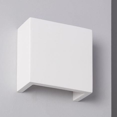 Aplique de Pared LED 7W Yeso Iluminación Doble Cara Esmeralda  Blanco (1/5)