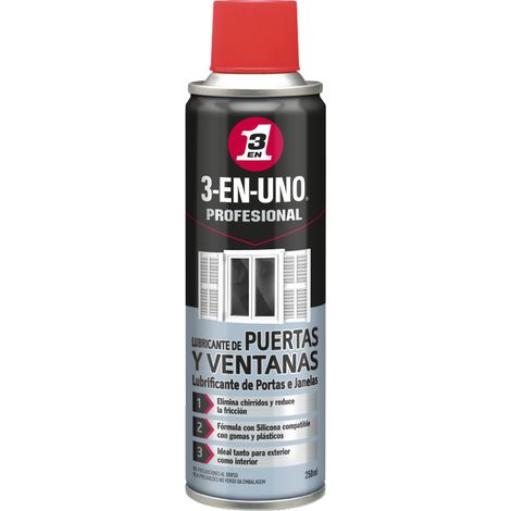 Lubricante de Puertas y Ventanas 3-EN-UNO 250 ml