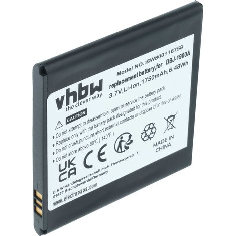 vhbw Akku kompatibel mit Doro Liberto 820 Handy Smartphone Senioren Telefon (1750 mAh, 3,7 V, Li-Ion) (1/5)