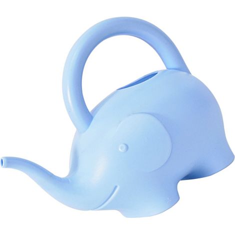 Arrosoir éléphant enfant plastique 1L grand volume à poignée adorable animal ludique pour jardinage (1/4)