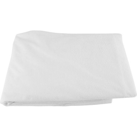 Housse De Matelas Impermeable - Anti-Acariens - 90 x 190 + 30 cm - Élastique 360° - Blanc (1/5)