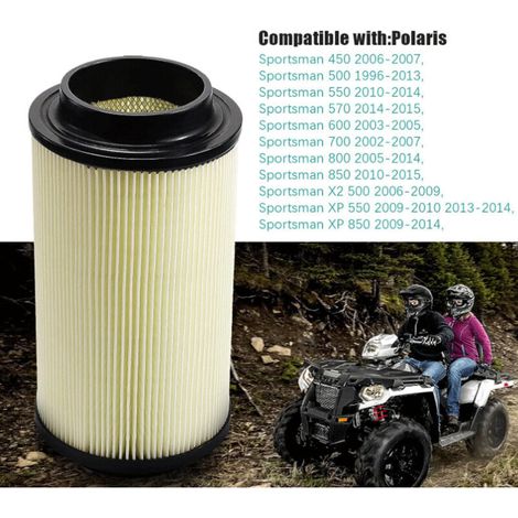 Le filtre à air 7080595 convient aux filtres à air Polaris Sportsman séries 335400500550570 600 700 800, universel multi-déplacement.