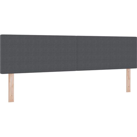 Maison Exclusive - Testiera LED con testiera Grigio scuro 180 cm Tessuto in Cords