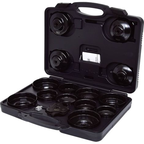 KS Tools 3/8" Jeu de cloches filtre à huile, 16pcs. (1/5)