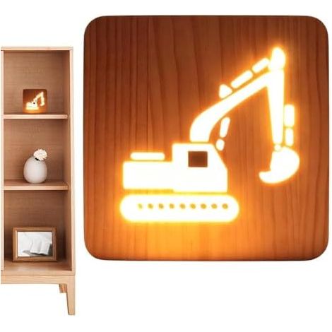 Lampe de bureau LED - Éclairage d'ambiance pour table en bois - Lampe de lecture  Idéale pour enfants, garçons et filles, salon, table de chevet, chambre (1/5)