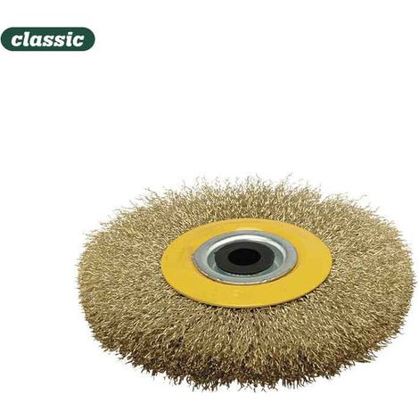 Brosse Circulaire Acier Ondulé Mota Décapage Robuste Sur Métaux - Mota Herramientas (1/2)
