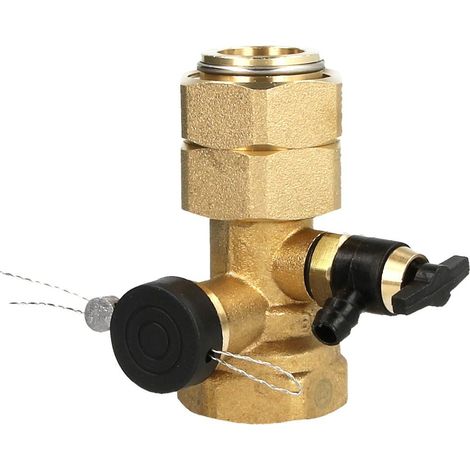 Robinet d’isolement 1’’ avec robinet de purge et kit de plombage