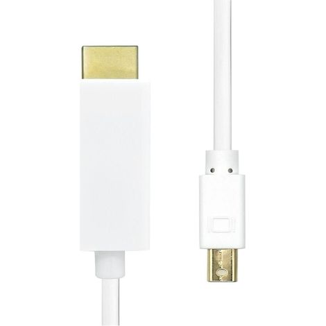 Cavo ProXtend Mini DisplayPort 1.2 a HDMI, 3 m, bianco, MDP1.2-hdmi-003W