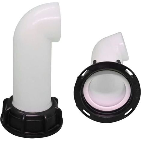 Sortie de vidange avec écrou, robinet de réservoir d'eau, rallonge pour réservoir IBC 1000 l, rallonge pour eau de pluie, embout de tuyau d'arrosage, adaptateur universel pour robinet de réservoir IBC (1/4)