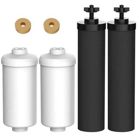 Berkey filtre noir charbon actif tige élément filtrant BB9-2 filtre à eau PF-2 fluorure élément filtrant pack combiné (1/4)