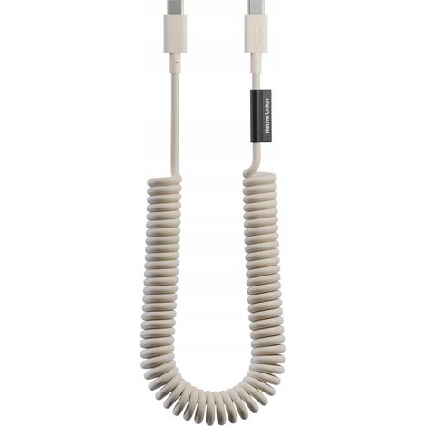 Native Union Pop Cable - USB-C - USB-C-Kabel, 2,4 m 60 W (Sandstein) (1/4)