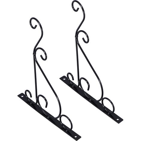 EASYCOMFORT Support de suspension pour plantes, crochets de suspension pour plantes en fer rétro (1/5)