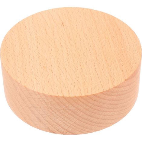 Base de boîte à musique rotative à monter soi-même, base ronde pour la fabrication de boîtes à musique-10.00X9.00X3.50CM-Light Brown (1/3)