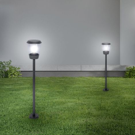 Forlight Elaine - Lampadaire Extérieur Diamètre 18.5cm. Structure en Aluminium. Coloris Gris (1/2)