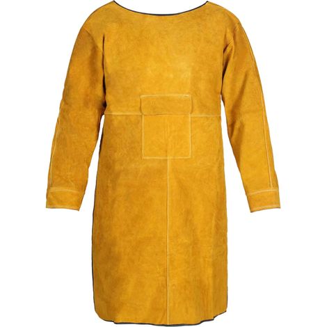 Delantal de soldadura ZOLGINAH delantal impermeable de soldadura incorporado para soldar cuero ignífugo a prueba de salpicaduras resistente al calor 105cm (1/5)