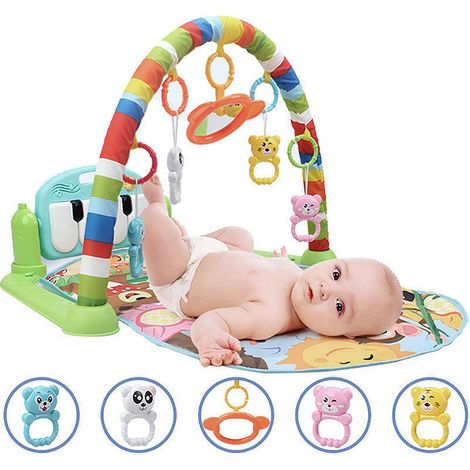 Tapis d'eveil bébé 4 en 1 Multicolore Gymnase d'activités (1/5)
