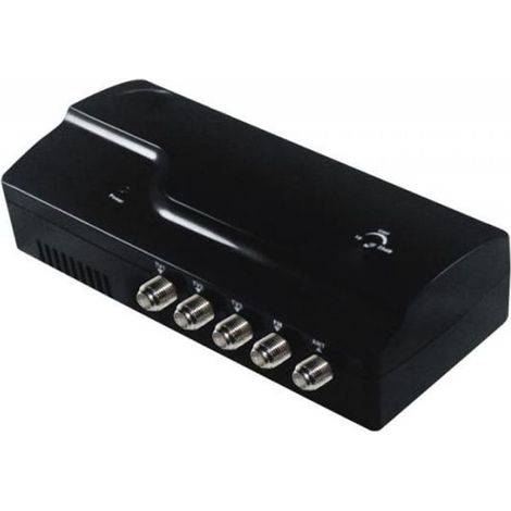 Amplificateur TNT 4 voies - HD LINE - Gain 25dB - Améliore signal UHF/VHF - Compatible 4 décodeurs (1/2)