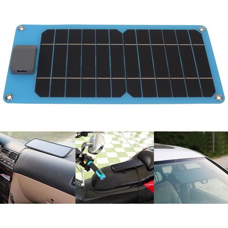 Die monokristallinen Silizium-Solarzellen mit 8 W und 5 V eignen sich für Autos, Boote, Anhänger und Wohnmobile (ohne Energiespeicher). (1/5)