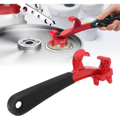 Llave multifunción Bacott 3 en 1 para abrir y cerrar bidones de metal/plástico – mango antideslizante (1/5)