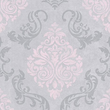 A.S. Creations – Papier peint à motif rose pailleté – Expansé sur intissé 200g/m² – Lessivable et strippable – Bonne résistance à la lumière