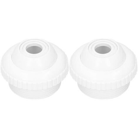 2 Buses de Retour de Piscine, Buses de Sortie avec Ouverture de 1,5" Accessoires de Piscine Buses Filetées Mâles pour Piscines (1/5)