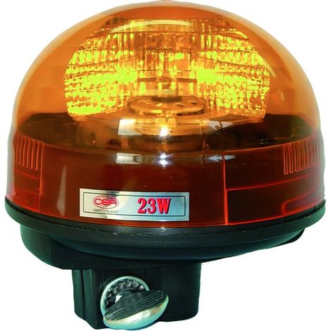 SODISE - Gyrophare halogène 23W 12/24V sur tige rigide - 16931 - Ce produit de marque TOPCAR est neuf. (1/2)