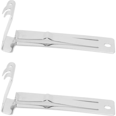 Gabarit de bardage 2 pièces 8 mm acier inoxydable outil de pose et réparation alignement précis (1/5)