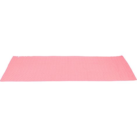 Nouveau tapis de yoga serviette, antidérapant et résistant à la transpiration, parfait pour l'aérobic, rose. (1/5)