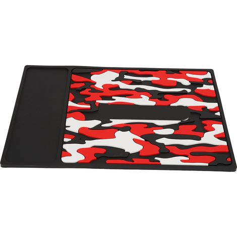 Tapis Antidérapant pour Salon de Coiffure - Organisateur d'Outils de Coupe et Rasoir (1/5)