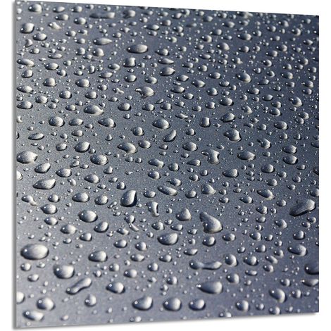 Panneau de verre POUR la cuisine 60x65 Gouttes (1/5)