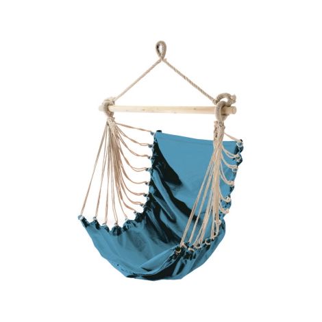 Hängesitz Fashion Aqua, blau aus Baumwollgewebe, bis 110kg