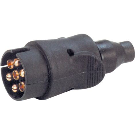 Prise pour remorque 7pol plastique 12V (1/2)