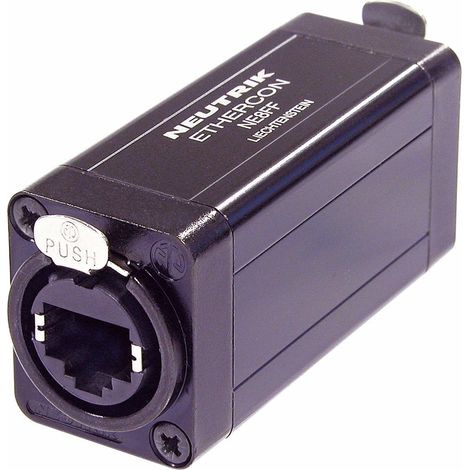 Conector pasante ethercon rj45 para extensiones de cable