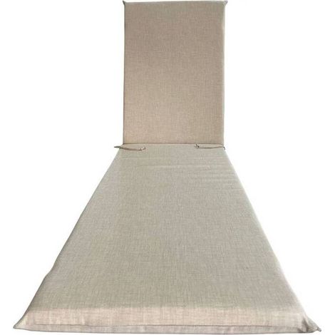 4 x CUSCINO GARDEN SDRAIO C/P 180X50XH5CM ECRU