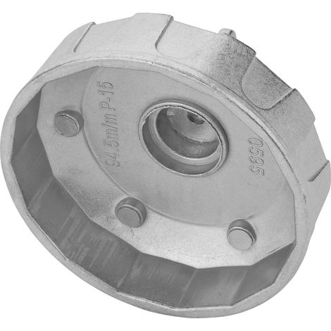 Draper 27138 Oil Filter Wrench, 3/8"" Sq. Dr., 94.5mm/15 Flutes (1/2)