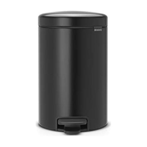Brabantia NewIcon pattumiera a pedale nera 12L (1/5)