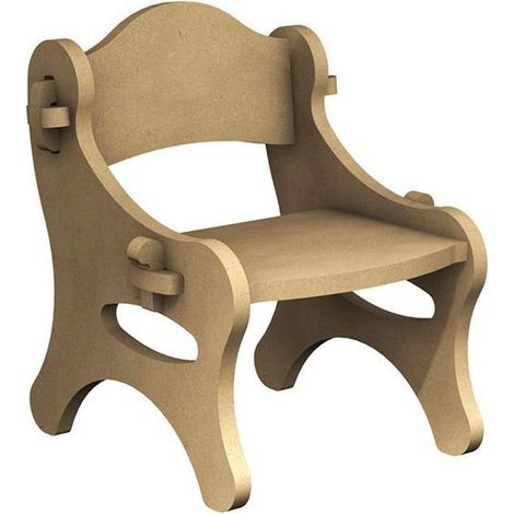 Chaise enfant - Non spécifié - Non spécifié - Bois médium - 35 cm - Décorative