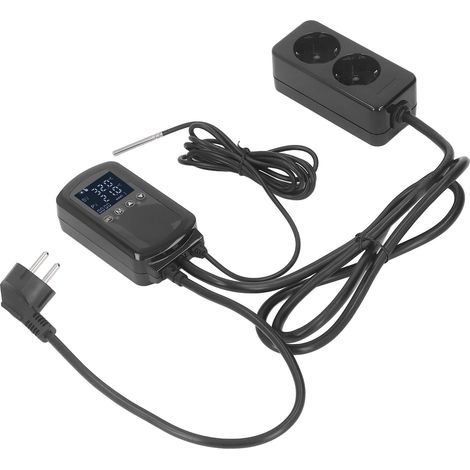 Digitaler Thermostat - Temperaturregler von 50 bis 99 °C für Wärmelampe (EU-Stecker, 230 V, 16 A, 3680 W) (1/5)