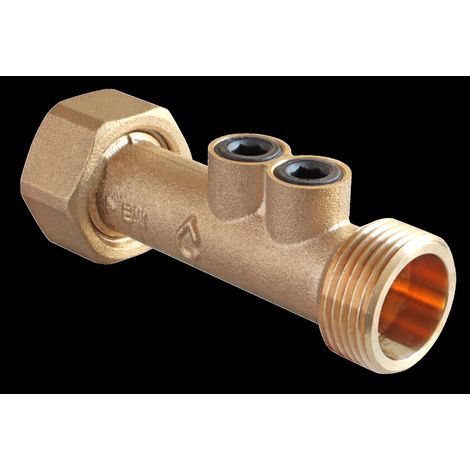 Clapet antipollution double purge NF - Ecrou 20/27/Mâle 20/27 - LG. 78 mm (1/3)
