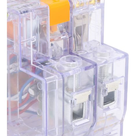Disjoncteur différentiel miniature transparent DZ47LE-63 C63 1P+N 663A (1/5)