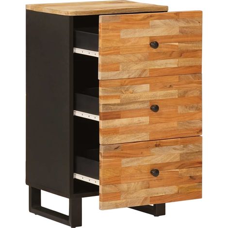 Meuble d'appoint Marron 40 x 33 x 75 cm Bois de mangue massif