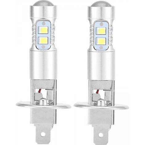 Lampadine per fari, kit di lampadine LED H1 6000K super bianche da 100W per fari anabbaglianti. (1/5)