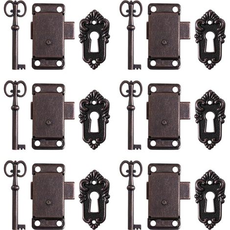 Iron Furniture Locks 2X1X0.5mm (1/5)
