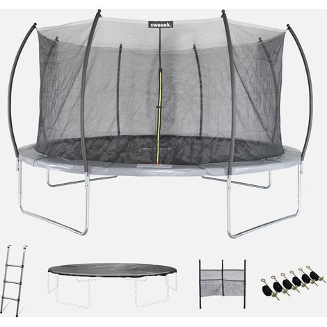 Cama elástica red interior con pack de accesorios, 490cm