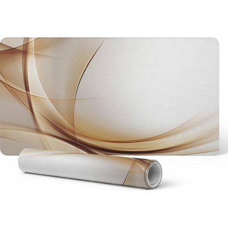 Alfombrilla protectora de escritorio con estampado de delicadas l铆neas abstractas, 120 x 60 cm.