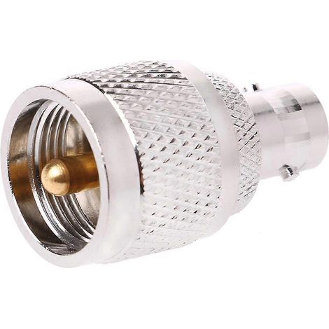 Adaptateur coaxial RF droit BNC-K femelle vers UHF-J PL-259 mâle (1/5)