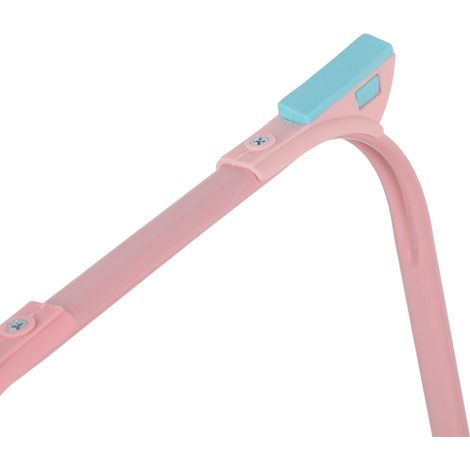 Tablette lit pliable ordinateur portable, bureau étudiant dortoir studio, table pliante avec porte-gobelet et tiroir, rose ours, 60x40x28cm (1/5)
